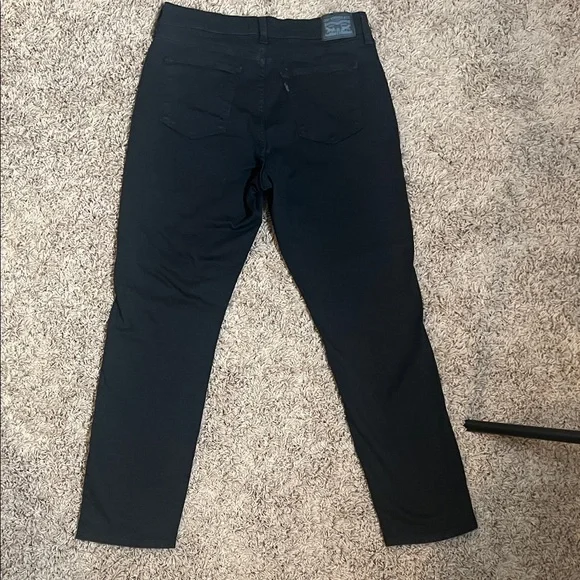 Levi's Women’s Black Straight Leg Jeans for Women Size 12 - Picture 6 of 7